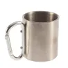 Coupe de camping en acier inoxydable - tasse - mouchoir en aluminium - 180ml
